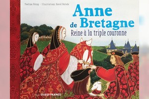 Dédicace de l'album jeunesse Anne de Bretagne par David Balade à Dinan